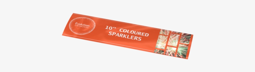 10" Colour Sparkler - Sparkler, transparent png