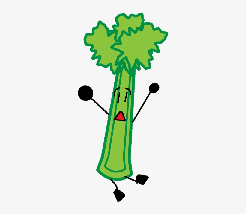 Celery Pose - Bfdi Celery, transparent png