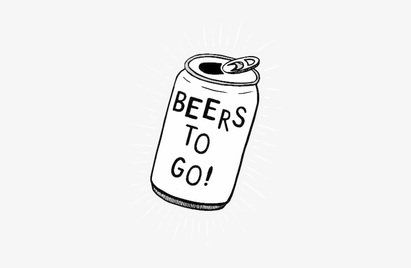 Clipart Black And White Beer Can Clipart Black And - Beer Can Clipart Png, transparent png