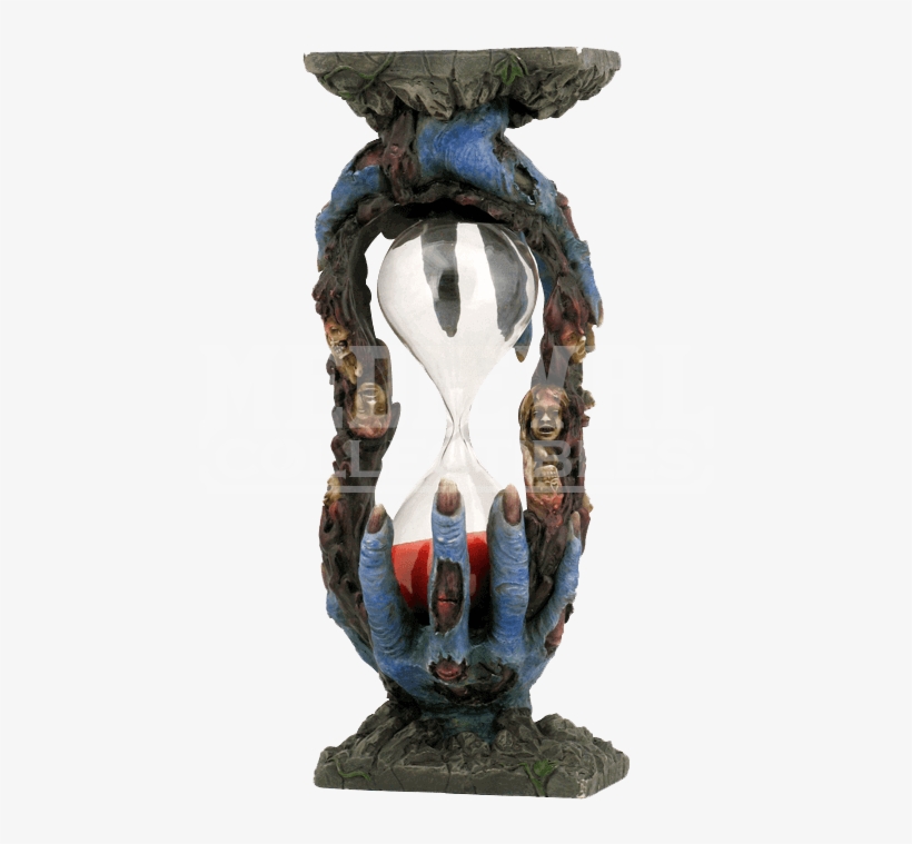 Zombie Hands Sand Timer - Museum Collection Blue Zombie Hands Sand Timer (red, transparent png