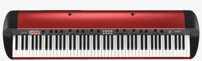 Top 10 Digital Pianos Korg Sv 1 Red - Korg Sv 1 Metallic Red, transparent png