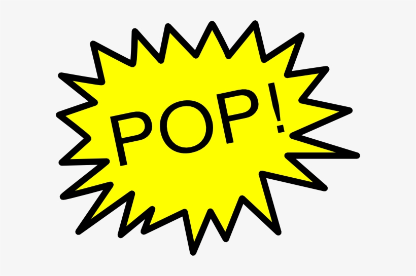 Popped Balloon Clip Art - Pop Clipart - 600x465 PNG Download - PNGkit