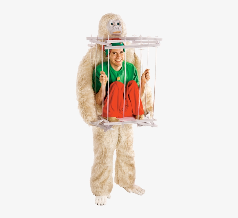 Abominable Snowman & Cage Costume Kit, transparent png
