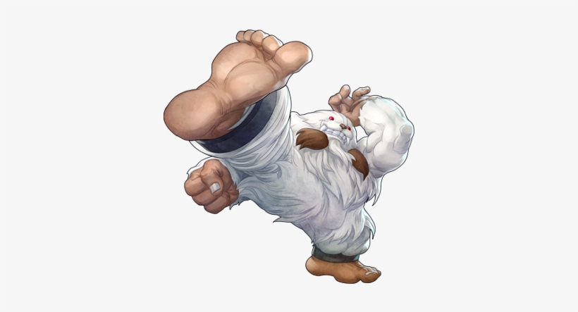 Sasquatch The Abominable Snowman - Darkstalkers Sasquatch, transparent png