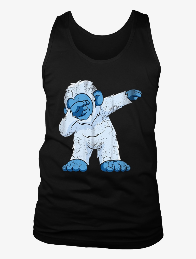 Dabbing Abominable Snowman Bigfoot Shirt - Queen Are Born In 26 February, transparent png