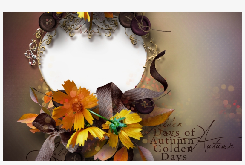 Transparent Elegant Autumn Png Photo Frame Gallery - Elegant Photo Frames Png, transparent png