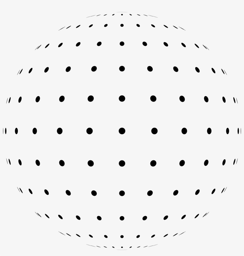 Big Image - Dots Sphere, transparent png