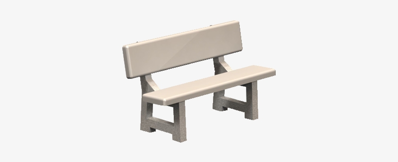 Lakeside Concrete Bench - Bench, transparent png
