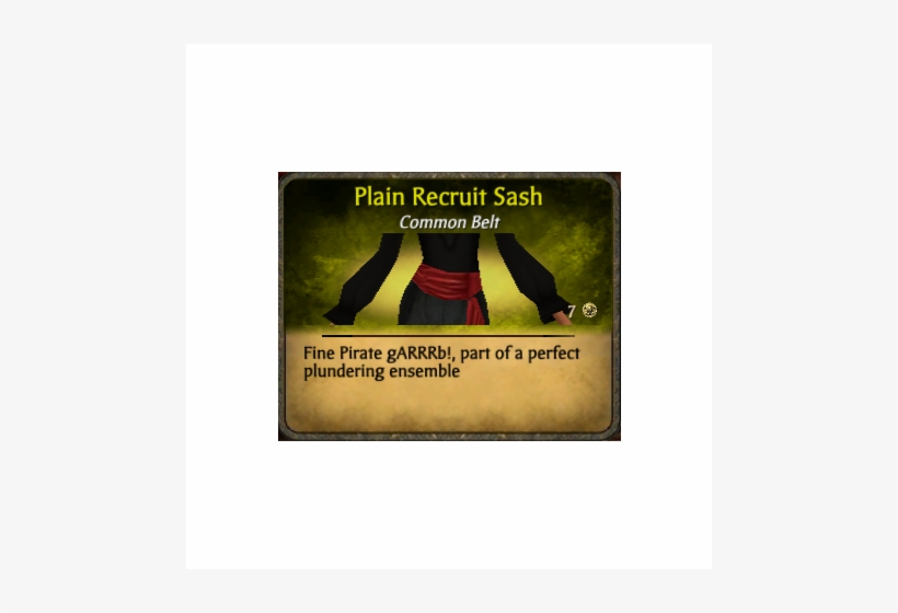 Plain Recruit Sash - Flyer, transparent png