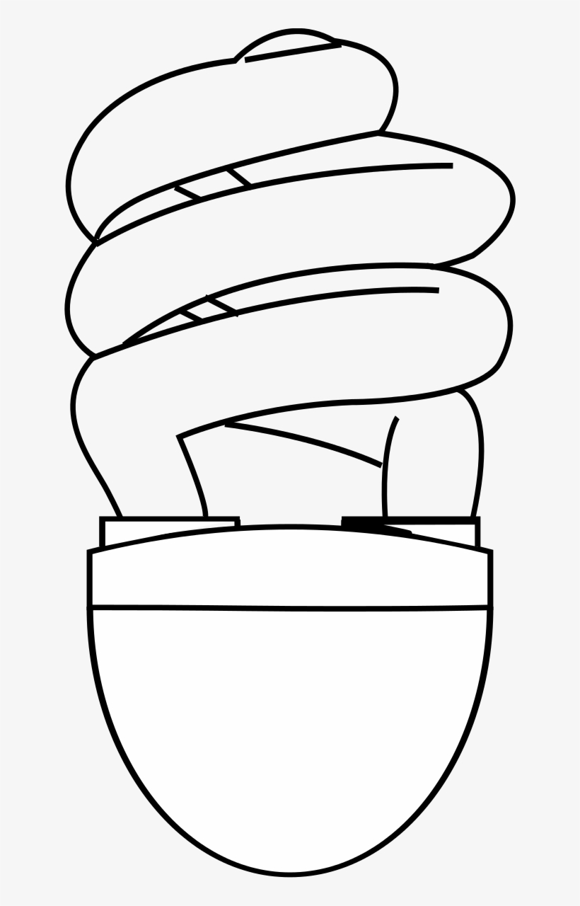 Cfl Light Bulb Clip Art - Cfl Clip Art, transparent png