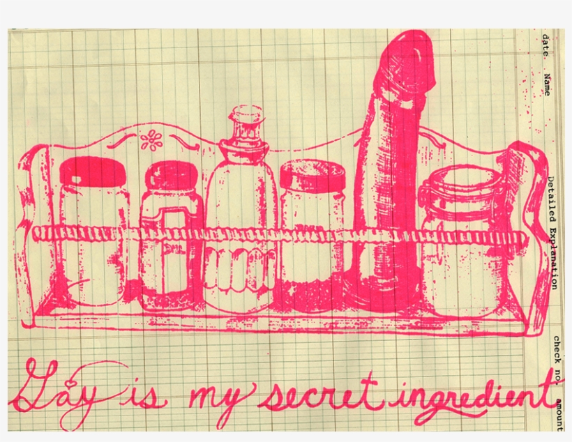 Gay Is My Secret Ingredient Screen, transparent png