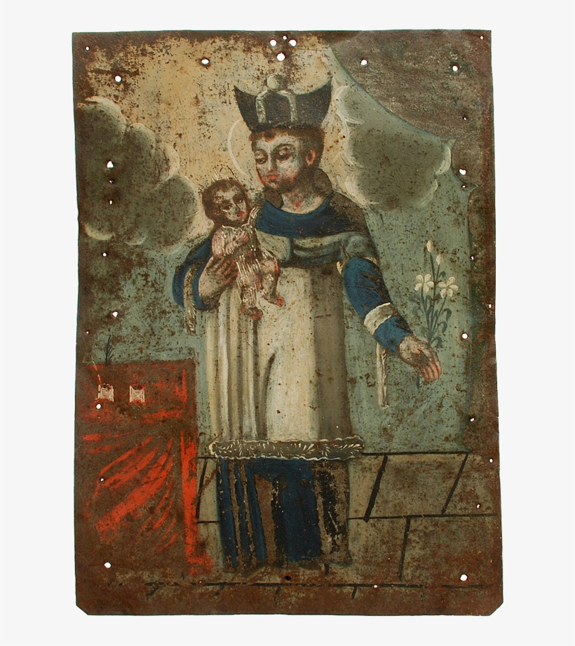 This Colorful Century Mexican Folk Retablo Represents - San Juan Nepomuceno, transparent png