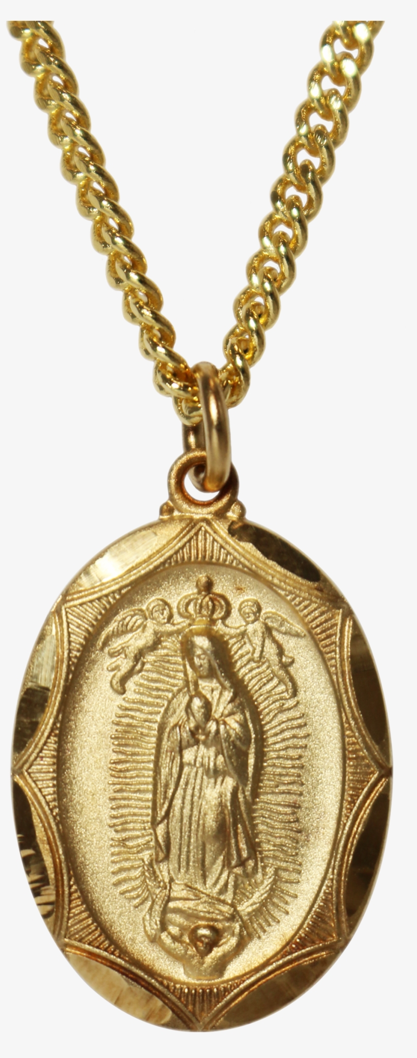 N215-medalla De La Virgen De Guadalupe De Plata Fina - Medalla Virgen De Guadalupe Png, transparent png