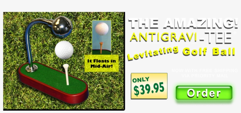 It Seems Like Magic, But The Antigravi Tee Tm Levitating - Golf, transparent png