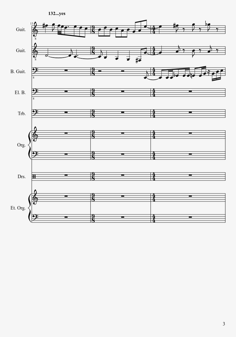 Roundabout Sheet Music 3 Of 47 Pages Hard Times Come Again No More Key 7x1169 Png Download Pngkit