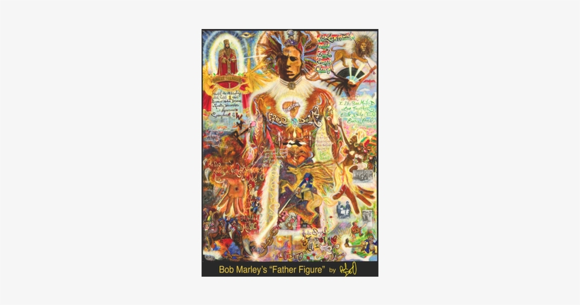 Bob Marley - Painting, transparent png