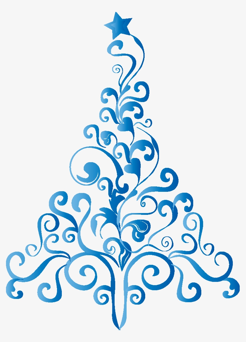 Árbol De Navidad - Whimsical Blue Tree 19 Shower Curtain, transparent png