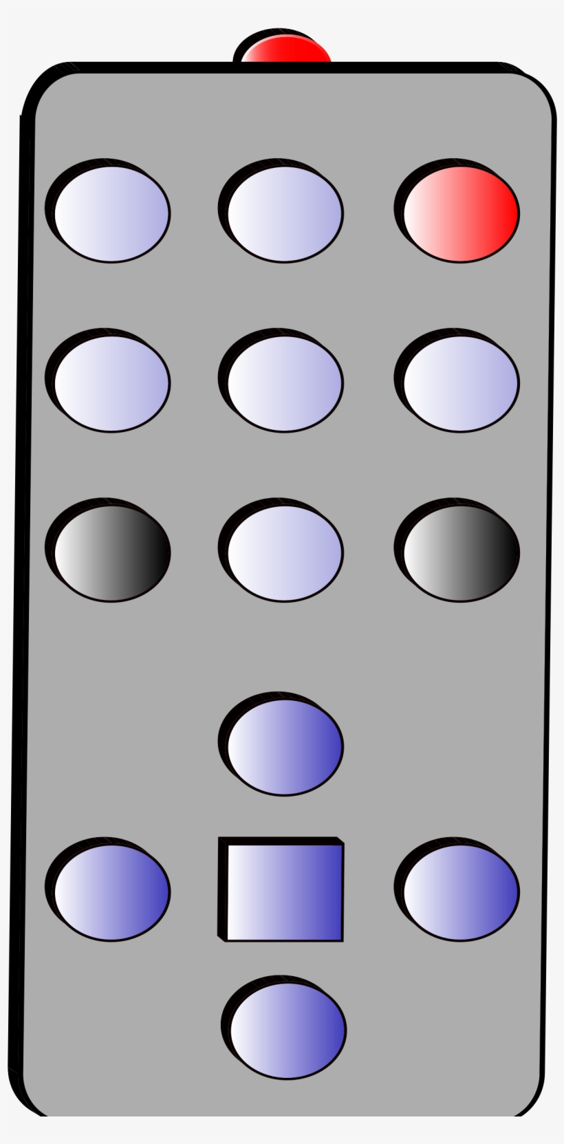 This Free Icons Png Design Of Simple Remote Control 2549x2400 PNG