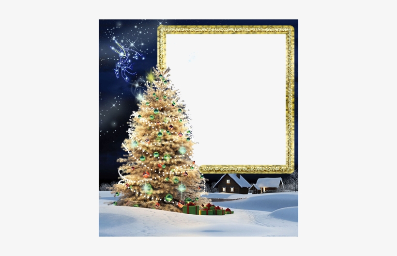 Árbol De Navidad - Transparent Photo Frames For Christmas Trees, transparent png