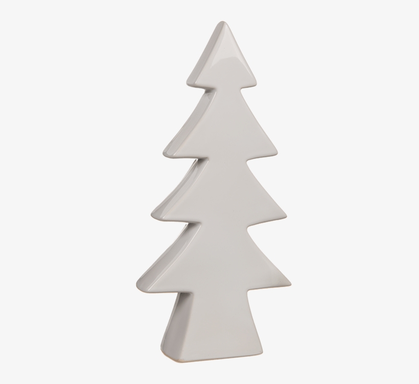 Árbol De Navidad Blanco En Cerámica - Albero Di Natale In Ceramica Bianco, transparent png