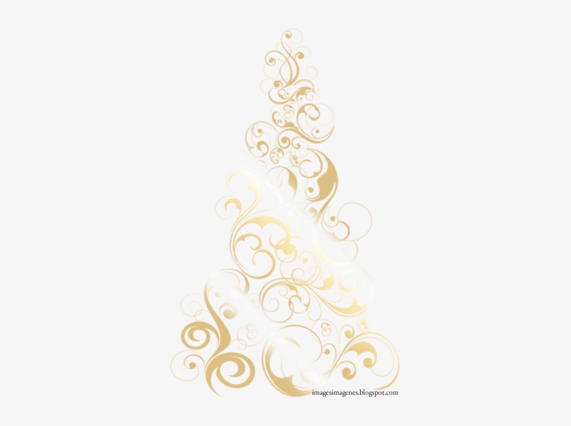 ¿aún No Has Decorado Tu Blog Para Navidad ¿no Sabes - Arbol De Navidad Dorado Png, transparent png