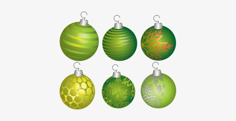 Conos De Pino - Bolas De Navidad Verde Png, transparent png