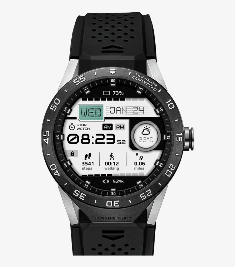 Tag Heuer Connected Sar8a80.ft6070, transparent png