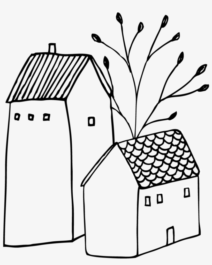 Free Houses Doodle Png - House Doodle, transparent png
