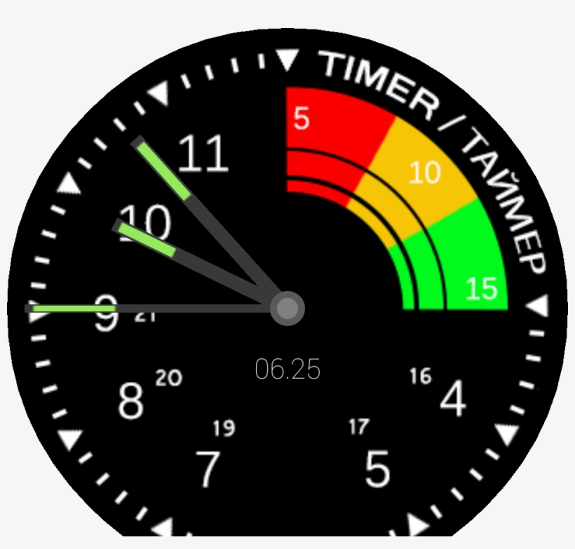 Watch Face[watch Face][moto 360][facer] Metro Metro 2033 Style Watch