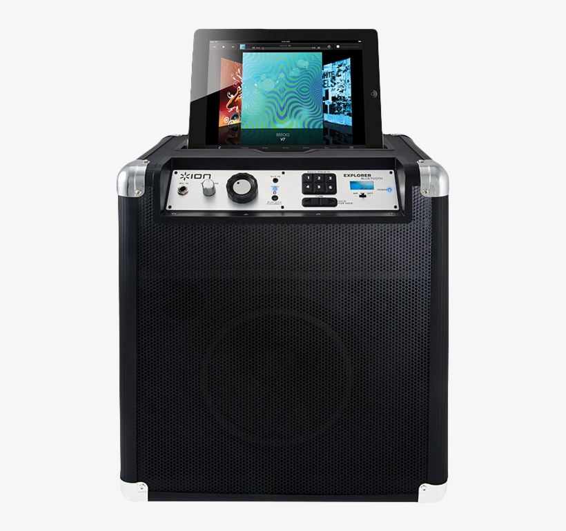 Ion Audio Explorer Bluetooth - Ion Audio Block Rocker Sound System - Bluetooth - Black, transparent png