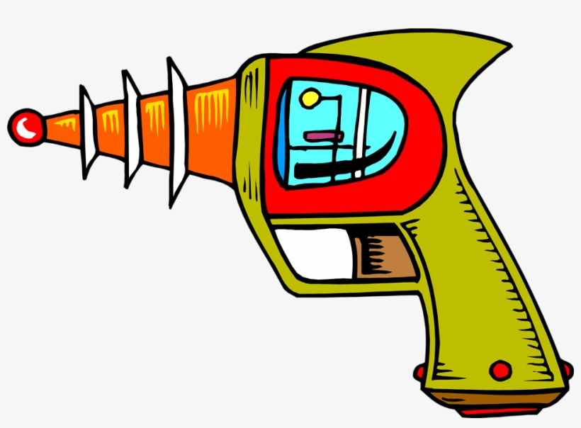 Space Gun Clipart, transparent png