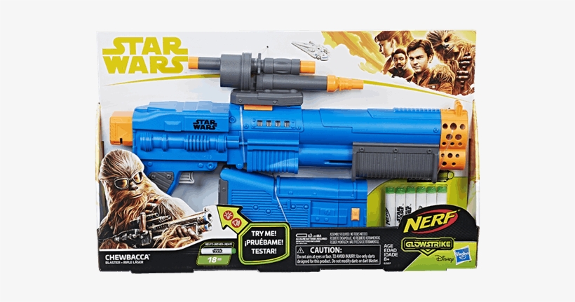 Chewbacca Nerf Glowstrike Blaster Series - Star Wars Nerf Chewbacca Blaster, transparent png