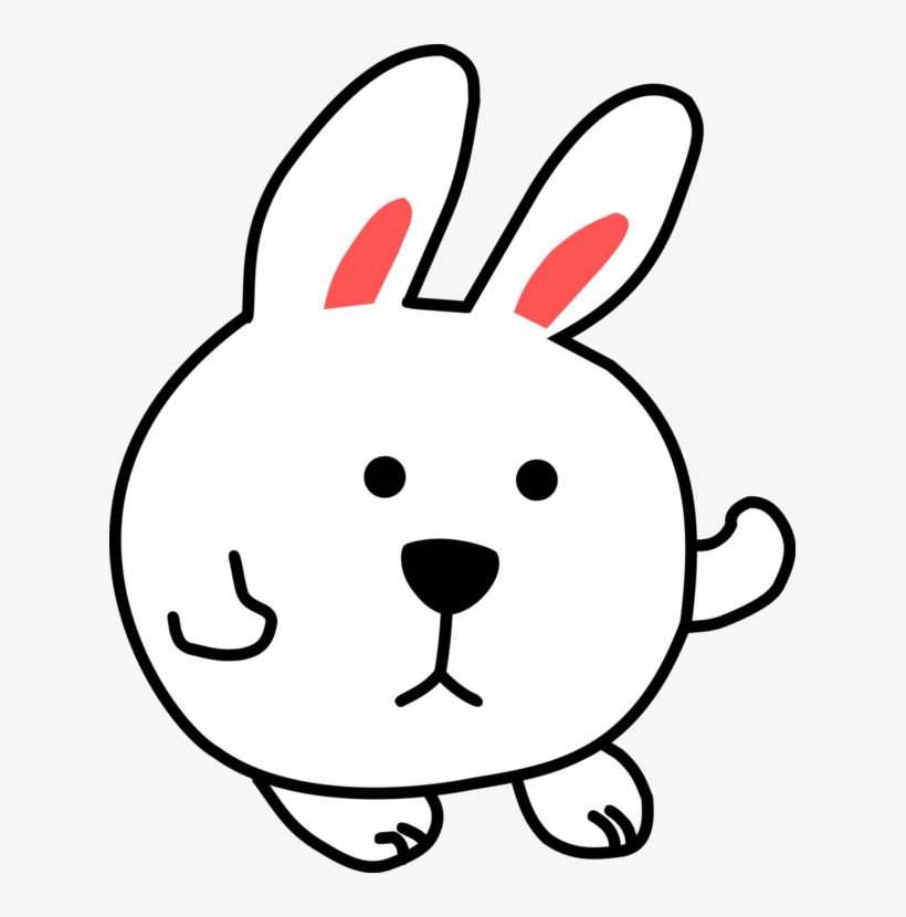 Domestic Rabbit Hare European Rabbit Line Art - Rabbit, transparent png
