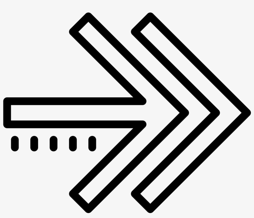 Double Right Icon - Icon, transparent png