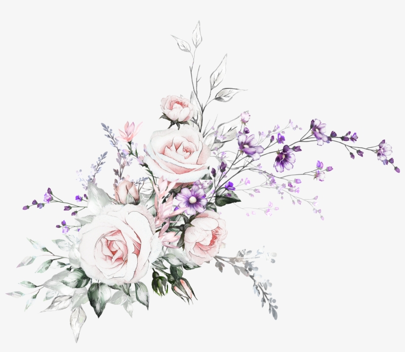 Watercolor Drawing, Watercolor Flowers, Flower Graphic, - Flowers Oil Painting For Card, transparent png