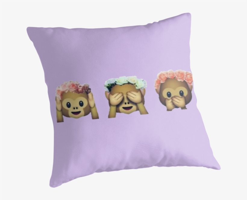 Polymer Clay Emoji Monkey Trio Necklace, Polymer Clay, transparent png