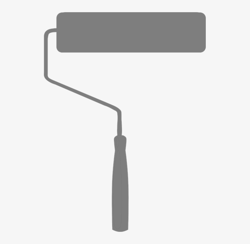 Paint Roller, Painting, Roller, Decorating, Painter - Paint Brush Roller Vector, transparent png