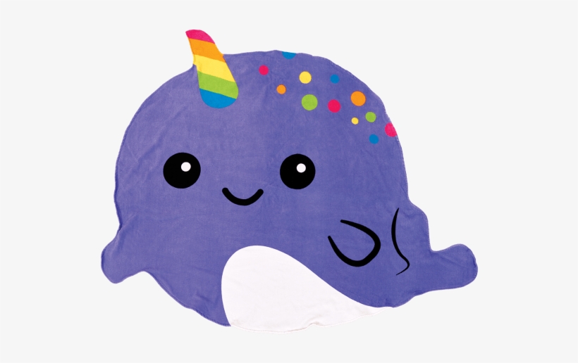 Picture Of Narwhal Oversized Towel - Narwhal, transparent png