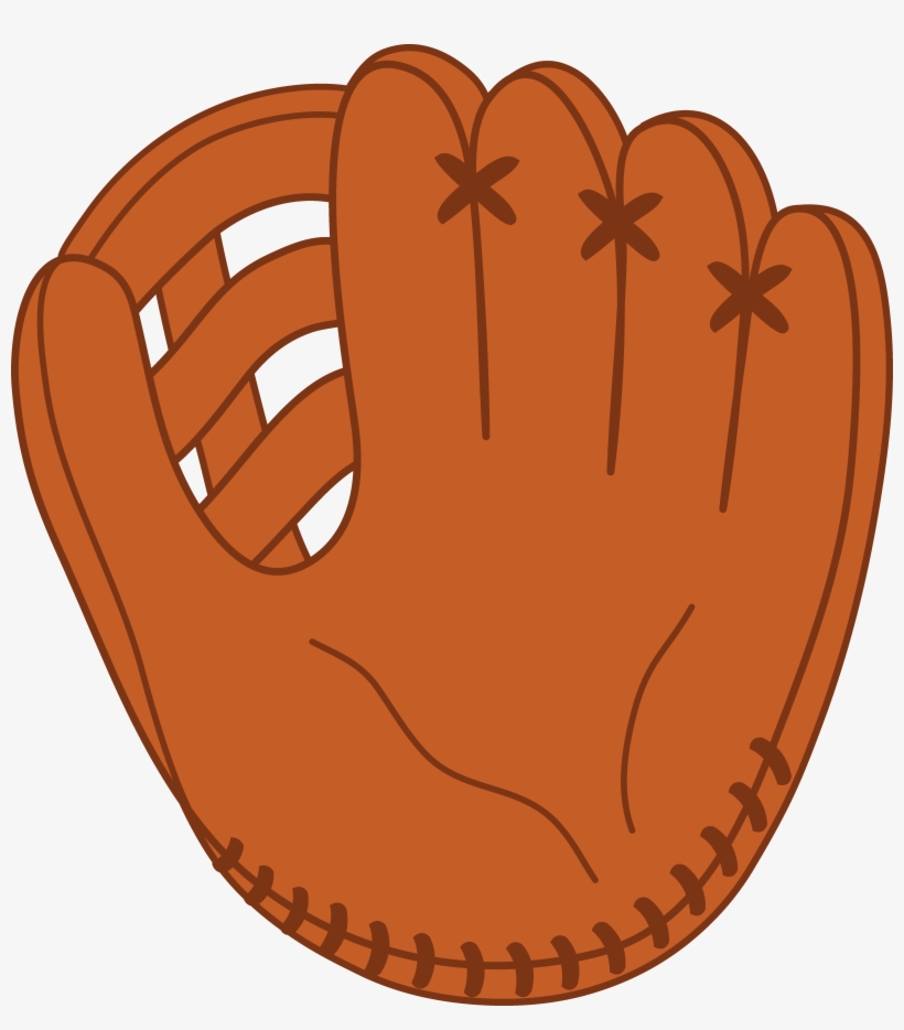 Leather Baseball Mitt - Baseball Glove Clipart Png, transparent png