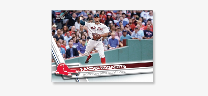 Xander Bogaerts 2017 Topps Baseball Series 1 Veterans - Xander Bogaerts 2016 Action Photo Print, transparent png