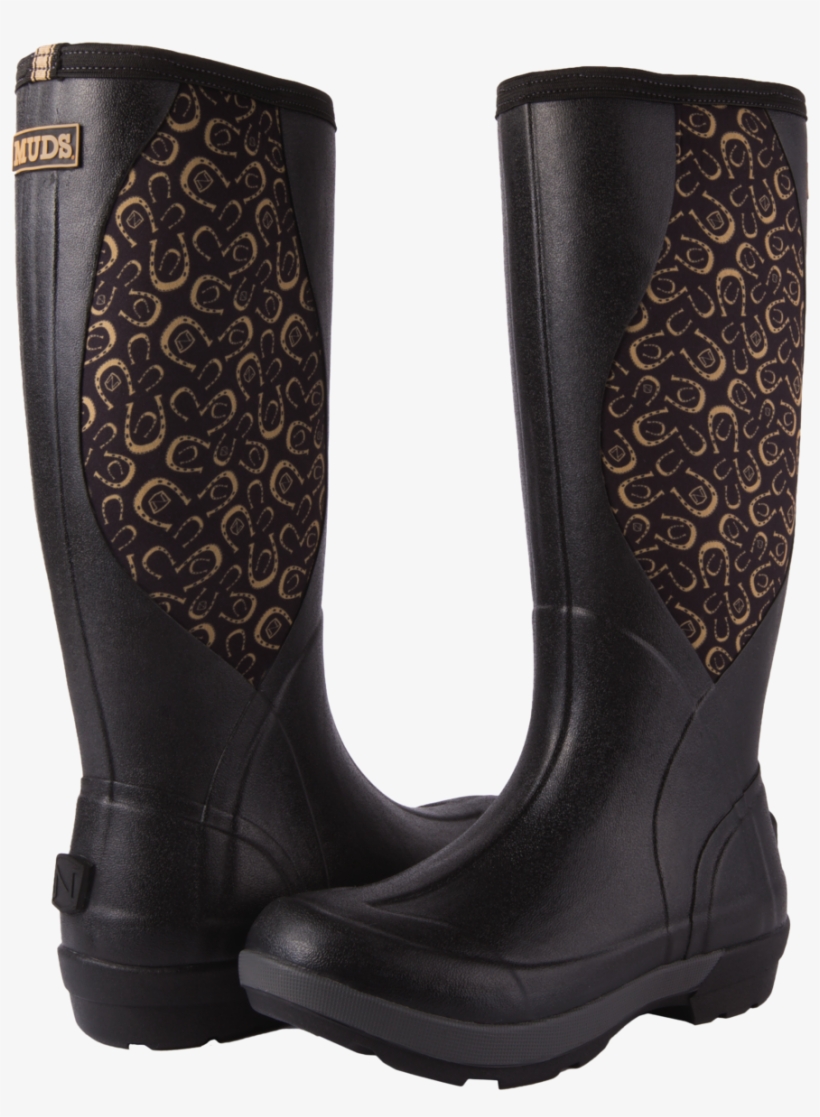 Noble Outfitters Muds Stay Cool Horseshoe Gold - Noble Outfitters Ladies Muds Horseshoe Boots, transparent png