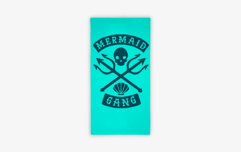 Mermaid Gang Beach Towel Towel - Mermaid Gang, transparent png