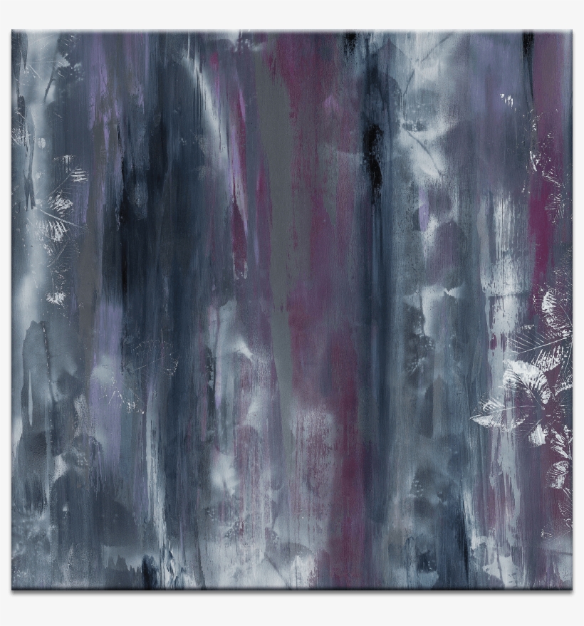 Purple Rain - Artist Lane Rain By Sally Adams Painting Print On Canvas, transparent png