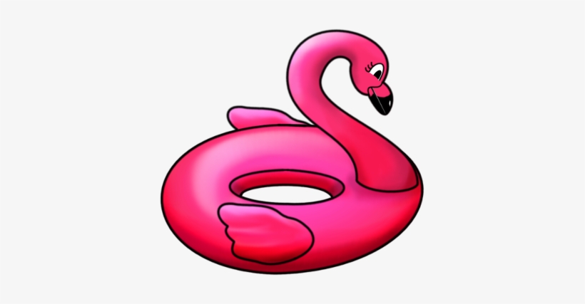 Flamingo Clipart Floaty - Cartoon Floaties, transparent png