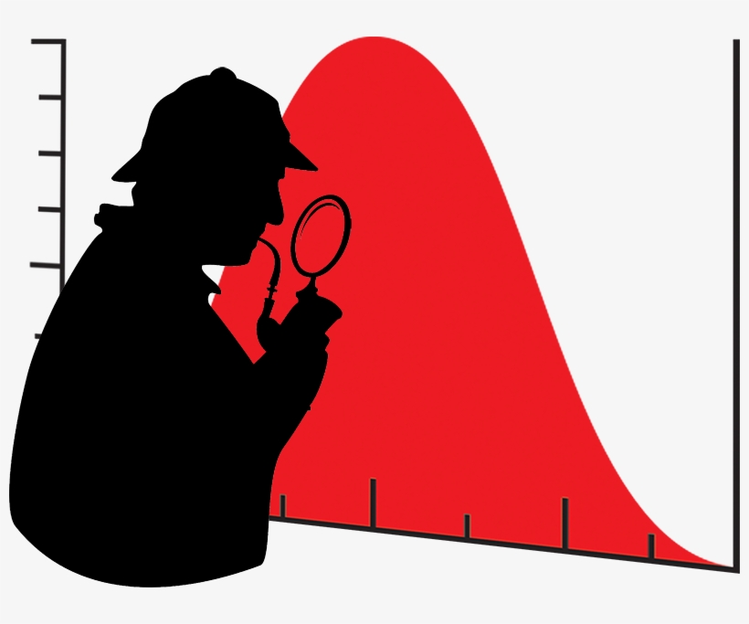 Sherlock Holmes And The Bell Curve - Sherlock Holmes Dr Watson Silhouette, transparent png