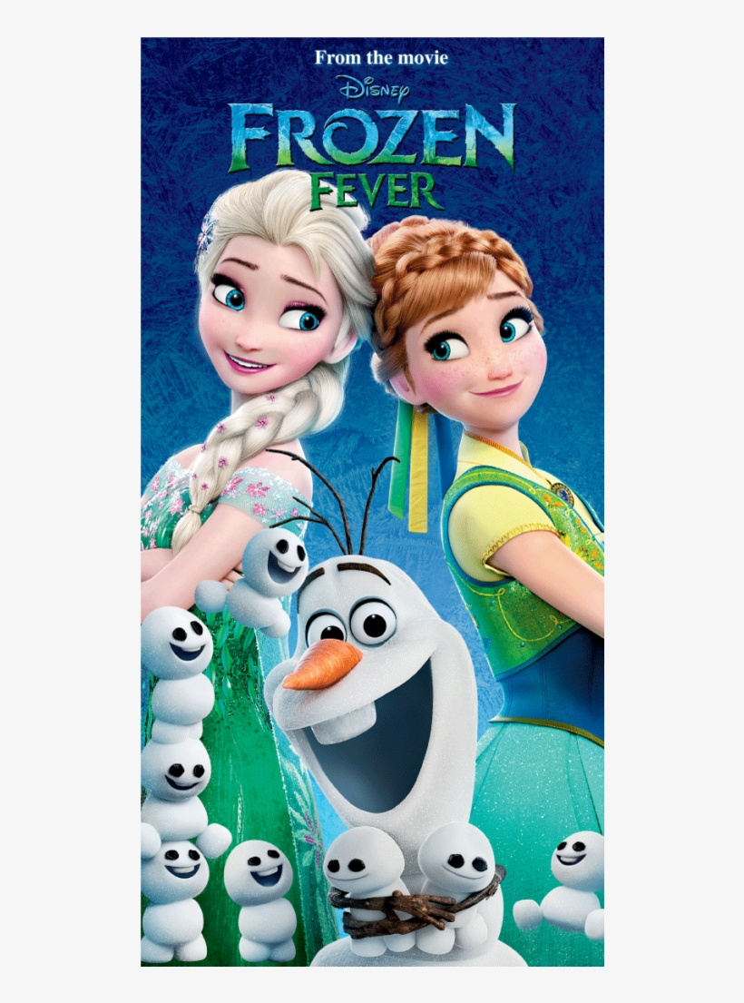 Prosp Plaja Frozen Fever-1024x1024 - Jerry Fabrics Osuška Frozen Fever 70x140 Cm, transparent png