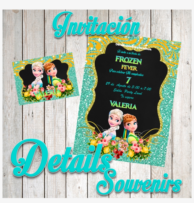 Invitación Frozen Fever Diseño Y Creación De Invitaciones - Poster, transparent png