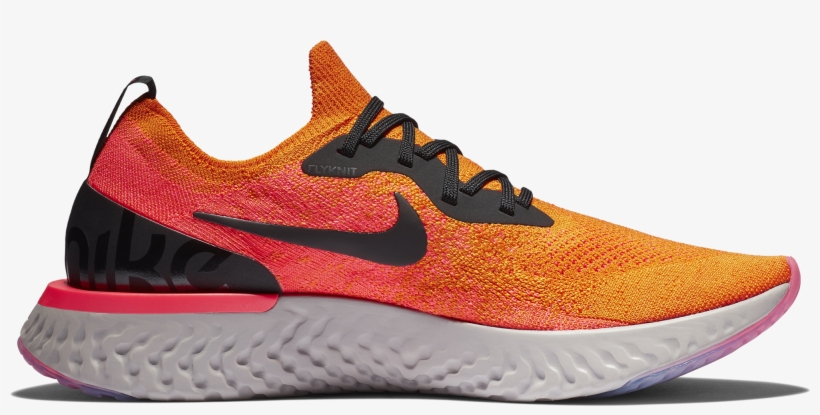 Men's Epic React Flyknit Running Shoe - Shoe, transparent png