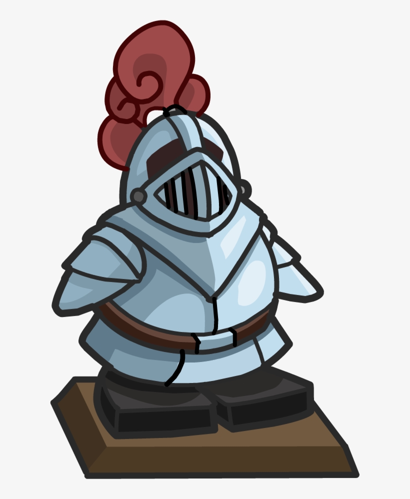 Frozen Fever Party Anna's Room Knight Statue - Club Penguin Knight Room, transparent png