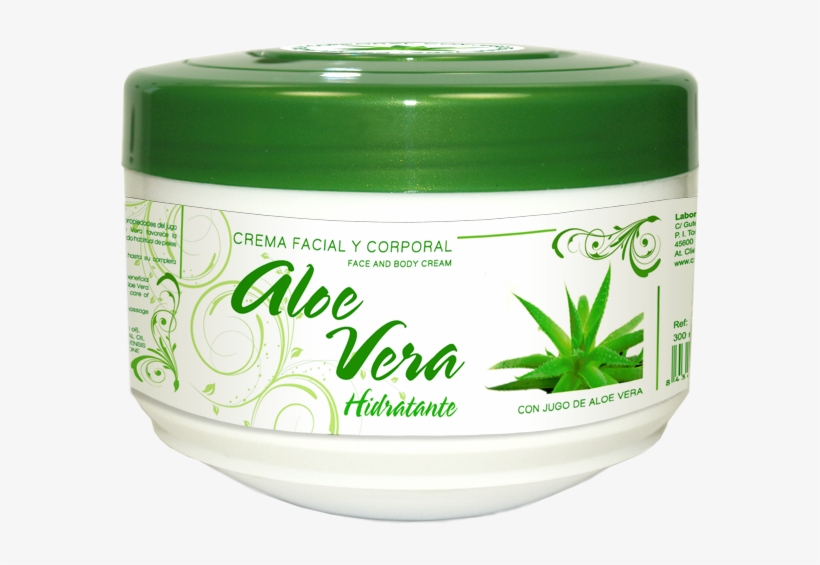 Face And Body Cream With Aloe Vera 300 Ml - Bote Crema Aloe Vera, transparent png